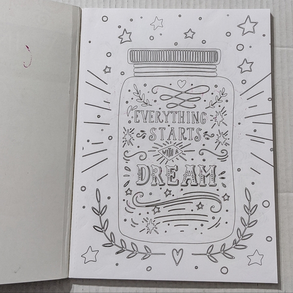 Color Me Inspired Adult Coloring Book, Like New - Picture 3 of 8